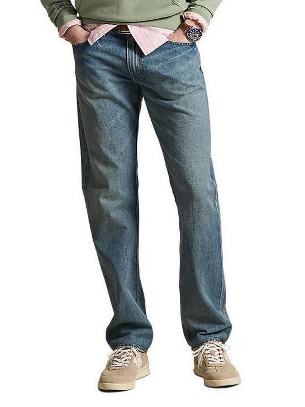 Polo by Ralph Lauren Slim Men’s Jeans in Faded Blue